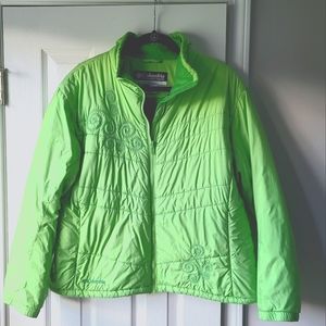 Columbia 2X green winter jacket